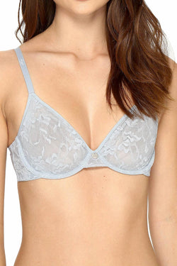 DKNY Laguna-Blue Signature Lace Unlined Bra thumbnail 1