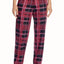 DKNY Magenta Plaid Market Pajama Pant