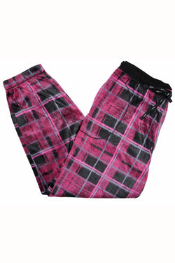 DKNY Magenta Plaid Market Pajama Pant thumbnail 2