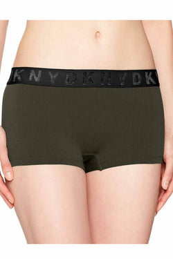 DKNY Military-Green Litewear Seamless Ribbed Hipster thumbnail 4
