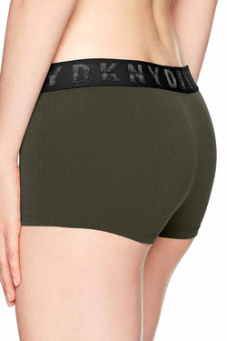 DKNY Military-Green Litewear Seamless Ribbed Hipster thumbnail 2