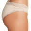 DKNY Nude Downtown Cotton Lace-Trim Bikini