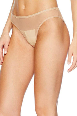 DKNY Nude Logo Mesh Bikini Brief thumbnail 3