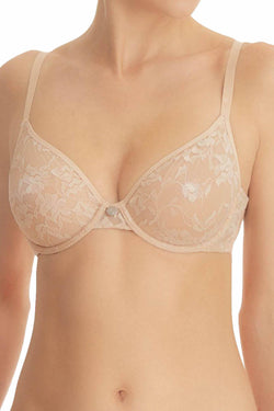 DKNY Nude Signature-Lace Unlined Underwire Bra thumbnail 2