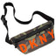 DKNY Nylon Logo Belt Bag in Green Camo/Black