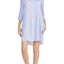 DKNY Periwinkle-Stripe Contrast-Print High-Low Sleepshirt