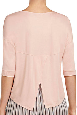 DKNY Pink Open-Back Modal/Jersey Lounge Top thumbnail 3