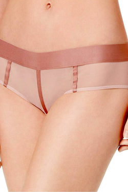 DKNY Pink Sheers Mesh-Panel Hipster thumbnail 2
