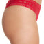 DKNY Red Signature Lace Thong