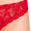DKNY Red Signature Lace Thong