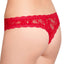 DKNY Red Signature Lace Thong