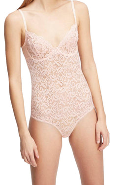 DKNY Rose-Water Classic-Lace Sheer Bodysuit thumbnail 2