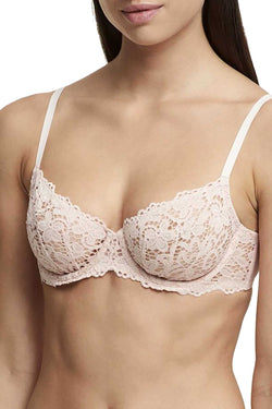 DKNY Rosewater Classic Lace Unlined Demi Bra thumbnail 1