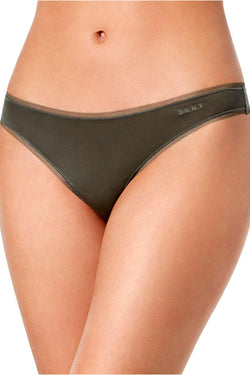 DKNY Sage Litewear Low Rise Mesh Trim Thong thumbnail 1
