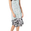 DKNY Seafoam Floral Contrast Hem Printed Chemise Nightgown