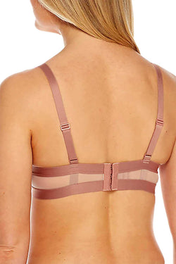 DKNY Shell Mauve Mesh Panel Cutout Bra thumbnail 4