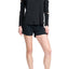 DKNY Sport Black Cotton Long Cutout Sleeve T-Shirt