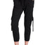 DKNY Sport Black Cropped Cargo Sweatpant