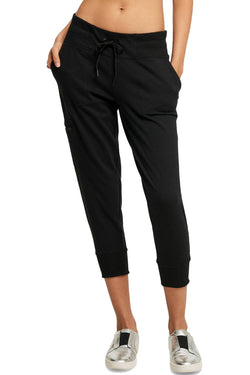 DKNY Sport Black Cropped Jogger Sweatpant thumbnail 1