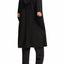 DKNY Sport Black Cut-Out Elbows Hooded Cardigan