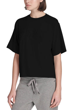 DKNY Sport Black Modal Logo Tee thumbnail 2