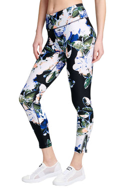 DKNY Sport Black/Multi Luminescence Printed High-Rise Ankle Legging thumbnail 2