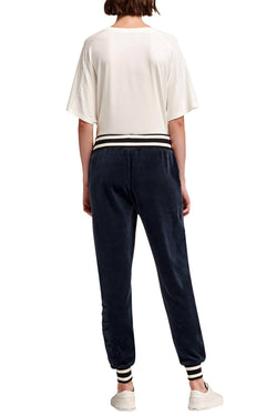 DKNY Sport Carbon Striped Velour Jogger thumbnail 4