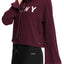 DKNY Sport Currant Funnel-Neck Top