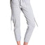 DKNY Sport Dove Heather Grey Cropped Cargo Performance Sweatpant