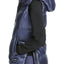 DKNY Sport Metallic Odyseey Quarter Zip Hooded Premium Down Puffer Vest