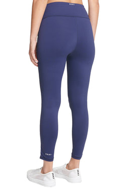 DKNY Sport Peacoat-Blue Logo High-Waist Ankle Legging thumbnail 2