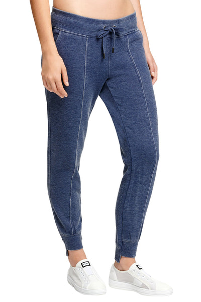 DKNY Sport Peacoat Navy Heather Seamed Bridge Hem Pant