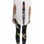 DKNY Sport White Tie-Back V-Neck Tee