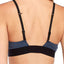 DKNY Steel Blue and Black Convertible Classic Cotton Bralette