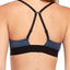 DKNY Steel Blue and Black Convertible Classic Cotton Bralette