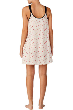 DKNY Tan/Print Read My Lips Satin Chemise thumbnail 3