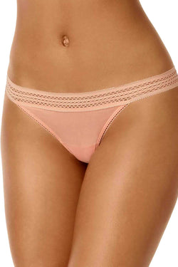 DKNY Tea Rose Classic Lace Trim Bikini Brief thumbnail 1