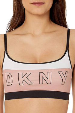 DKNY Whisky Rose Logo Scoop Wirefree Bralette thumbnail 3