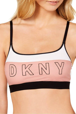 DKNY Whisky Rose Logo Scoop Wirefree Bralette thumbnail 1