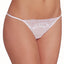 DKNY White/Ballet Pink Seductive Lights Lovely Lacy G-String