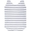 DKNY White/Black Stripe Seamless Litewear Scoopback Bodysuit