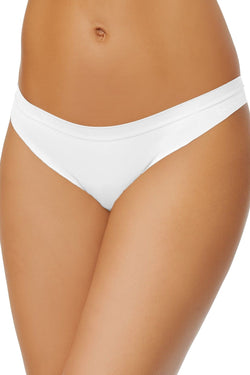 DKNY White Downtown Cotton Thong thumbnail 2