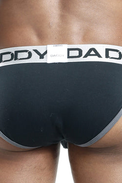 Daddy Black/Grey X Front Bikini Brief thumbnail 4