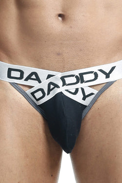 Daddy Black/Grey X Front Bikini Brief thumbnail 2