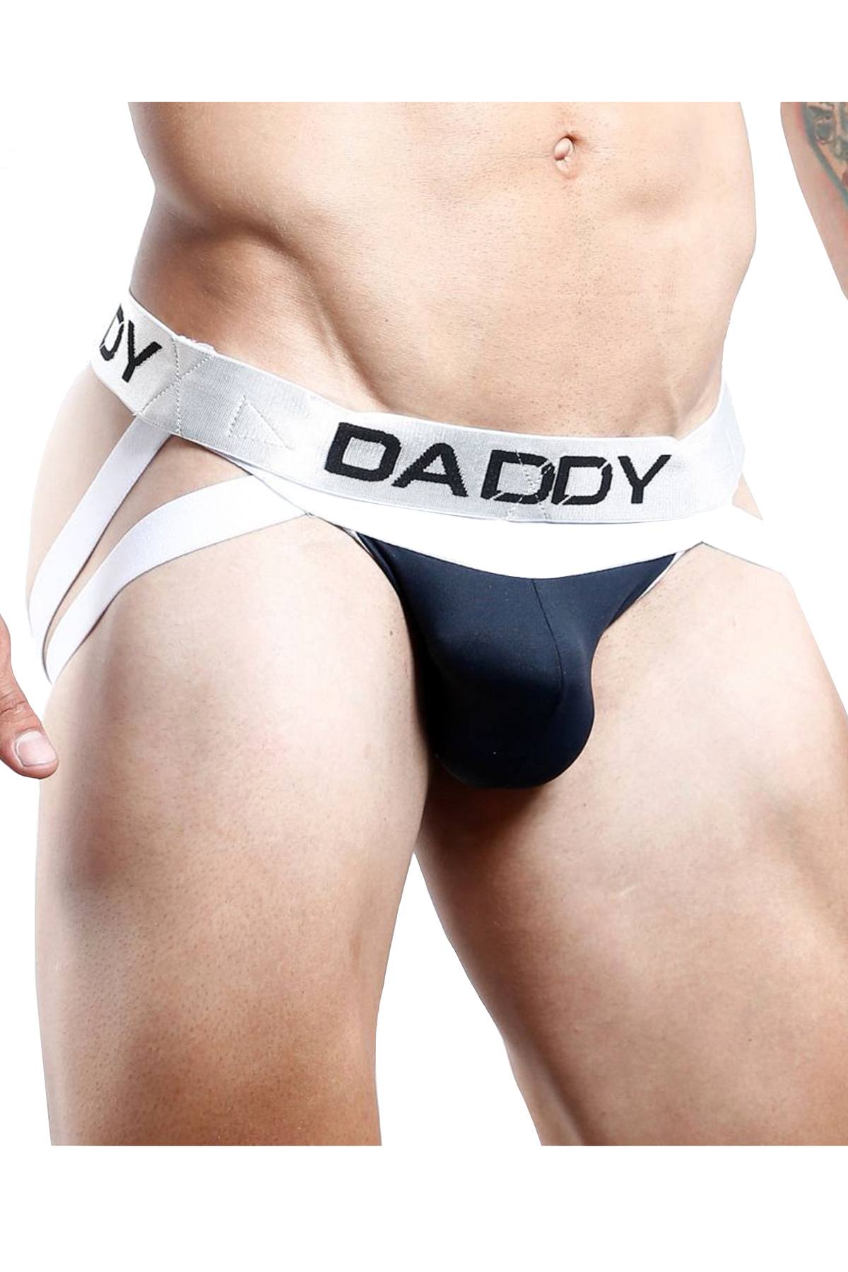 Daddy Black Multi-Strap Jock-Thong