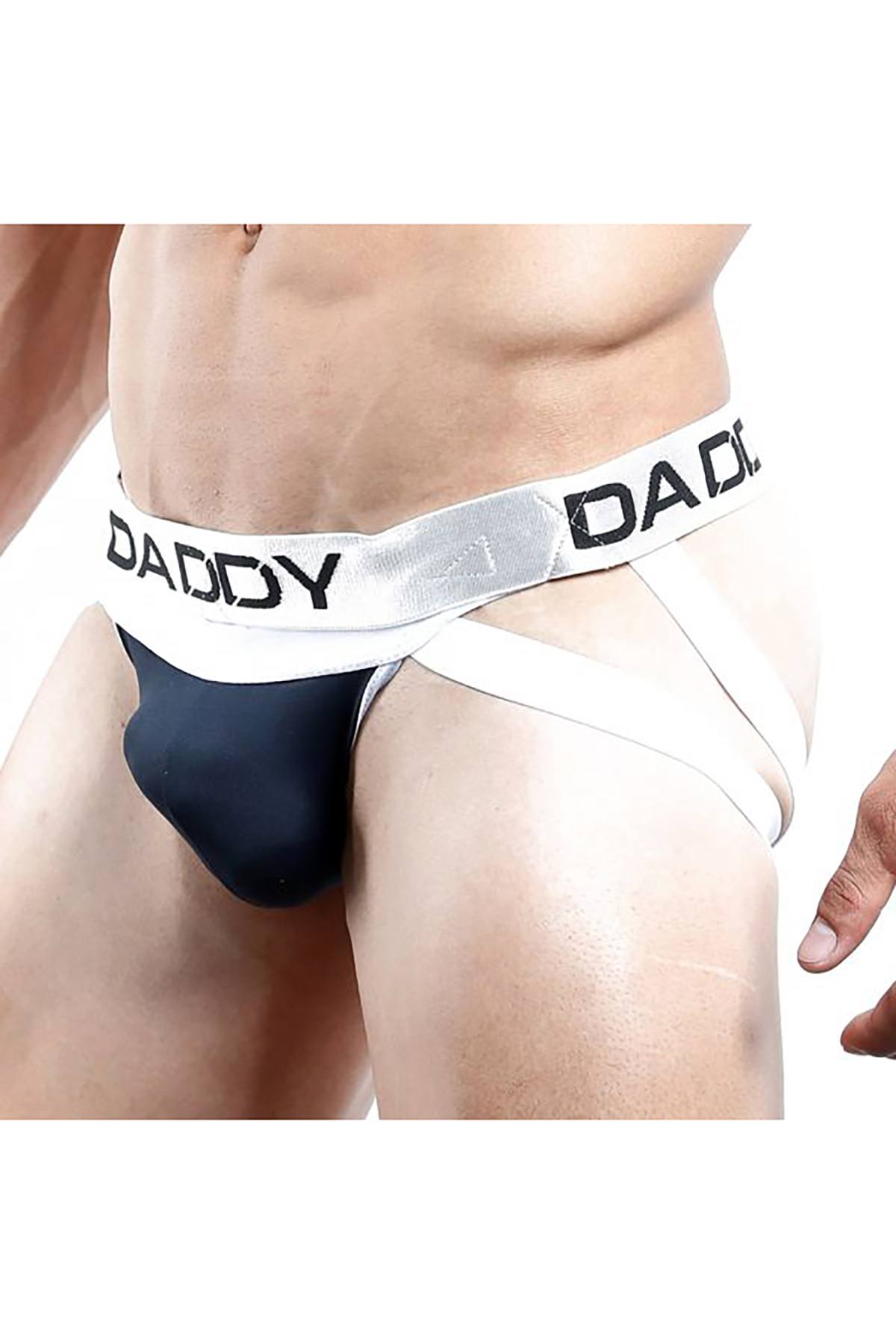 Daddy Black Multi-Strap Jock-Thong