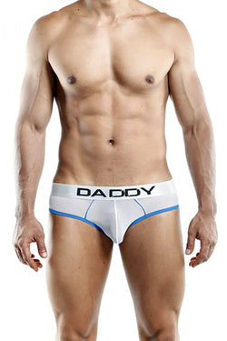 Daddy Blue/White Sheer-Front Bikini Brief thumbnail 2