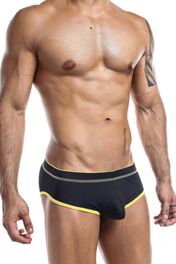 Daddy Micro Bikini in Black/Yellow thumbnail 1