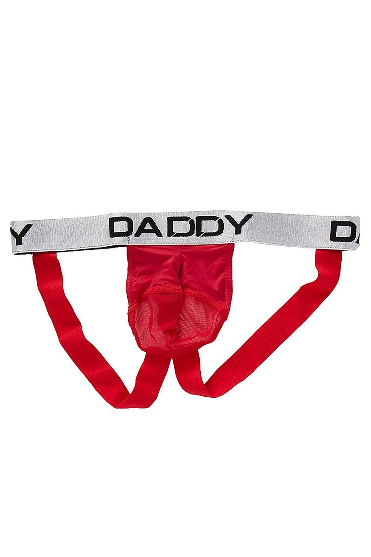Daddy Red Sheer-Mesh Classic Jock