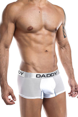 Daddy Sheer Mesh Boxer Trunk in White thumbnail 1